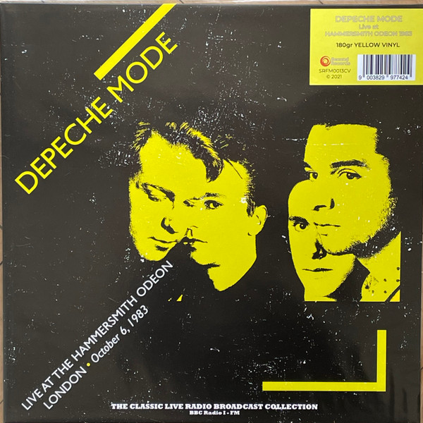 DEPECHE MODE - LIVE AT THE HAMMERSMITH ODEON 1983 (Coloured yellow)