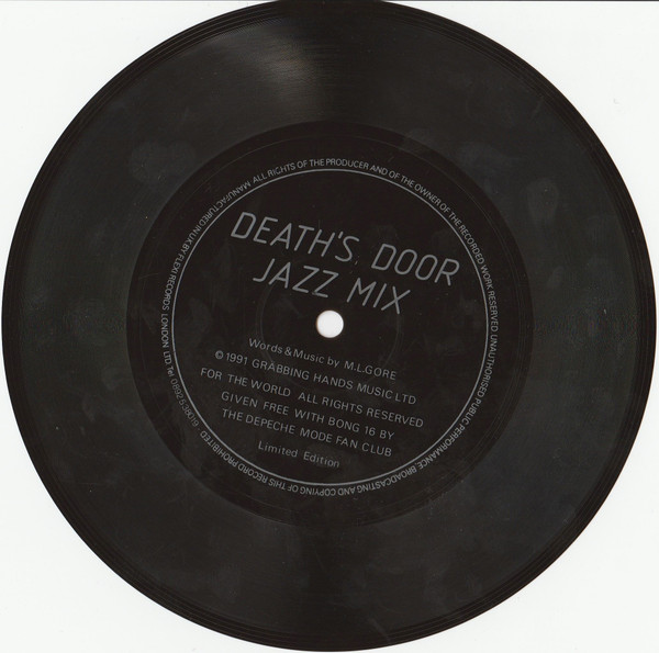 DEPECHE MODE - DEATH’S DOOR (Jazz Mix) (Flexi-disc) (Limited Edition)