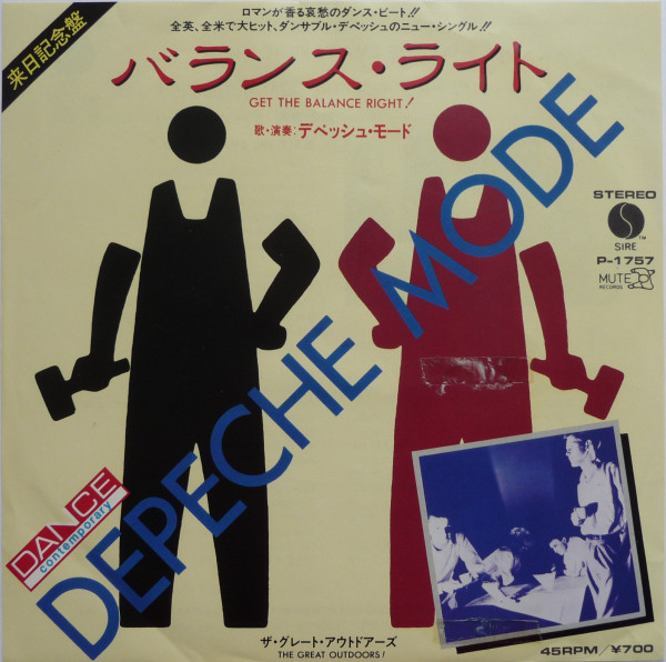 DEPECHE MODE - GET THE BALANCE RIGHT! (Japan) (Promo)