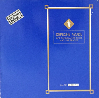 DEPECHE MODE - GET THE BALANCE RIGHT (And Live Tracks) (Limited No: 29024)