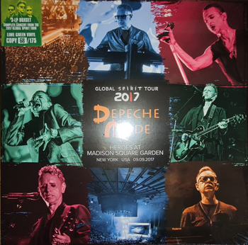 DEPECHE MODE - HEROES AT MADISON SQUARE GARDEN (Box) (Coloured Lime Green) Ltd: 172 of 175