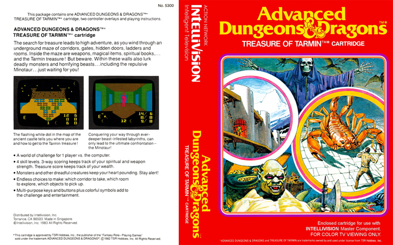 Advanced Dungeons & Dragons - Treasure Of Tarmin