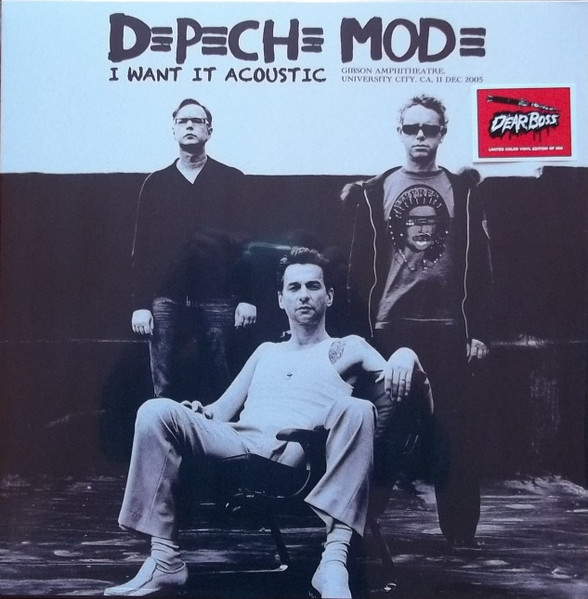 DEPECHE MODE - I WANT IT ACOUSTIC (Bootleg) (Coloured white) (Limited to 300 copies)