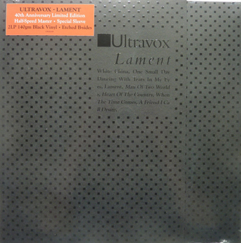 ULTRAVOX - LAMENT (40th Anniversary Limited Edition) (Halfspeed master) (2024)