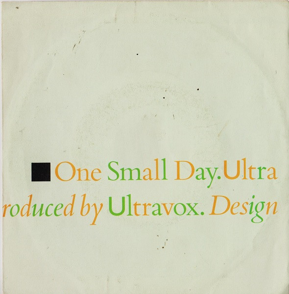 ULTRAVOX - ONE SMALL DAY