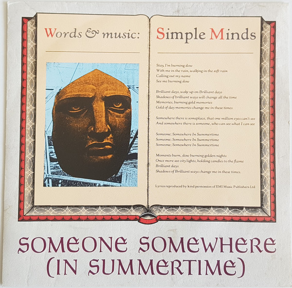 SIMPLE MINDS - SOMEONE SOMEWHERE (IN SUMMERTIME)