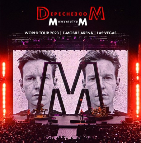 DEPECHE MODE - WORLD TOUR 2023 - T-MOBILE ARENA - LAS VEGAS (Box) (Limited Edition 150 numbered) (Coloured white)